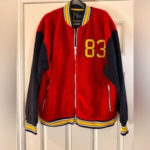 Vintage!!  Nautica x Lil Yachty Fleece Bomber/Varsity Jacket Vibe